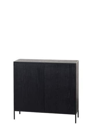 IMPERIAL CABINET BLACK 90x35x85