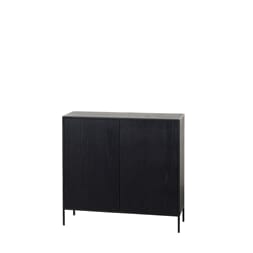 IMPERIAL CABINET BLACK 90x35x85
