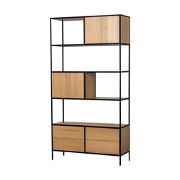 IMPERIAL CABINET NATURAL 100x35x190 CM