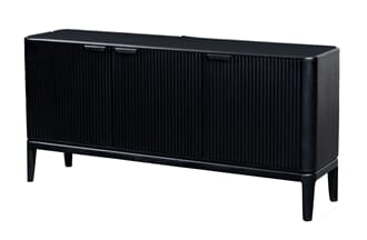 MESA CABINET BLACK W158/D40/H75