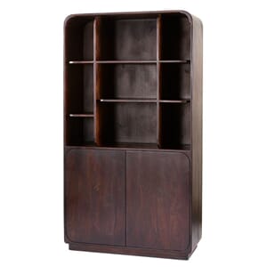 CHARLOTTE CABINET WALNUT W100/D40/H180