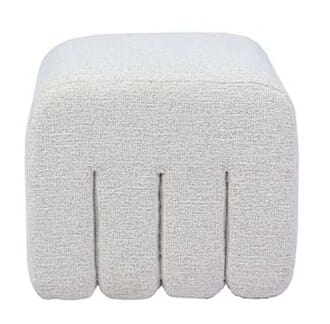 CISKE POUF MIX BOUCLE ECRU S W50 X D46 XH45