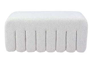 CISKE POUF MIX BOUCLE ECRU M W98 X D46 XH45