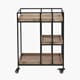 GALLERY NATURAL WOOD VENEER TROLLEY