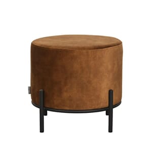 TROY POUFF L OCHER VELOUR Ø: 46 CM