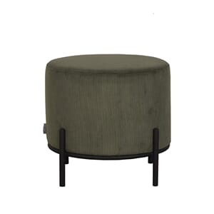 TROY POUFF L FOREST GREEN CORD Ø: 46 CM