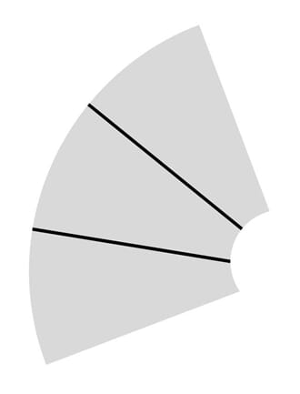 LUCCA CORNER ROUND 118x118 CM LUNO ECRU