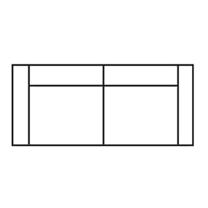 PORTOFINO 2,5 SEAT FLORING CHESNUT