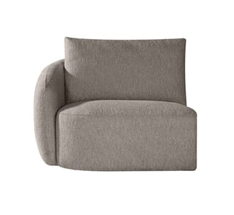 ROCCA 1,5 SEAT ARM LEFT TAUPE CANYON