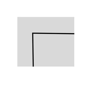 VERONA CORNER SQUARE 104x104 CM LUNO ECRU