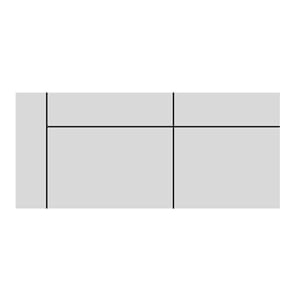 VERONA 2,5 SEAT ARM L 229 CM X 104 CM LUNO ECRU