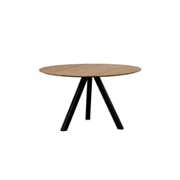 ATLANTA DINING TABLE ROUND NATURAL Ø130xH76