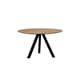 ATLANTA DINING TABLE ROUND NATURAL Ø130xH76