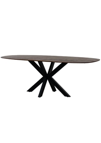 KINSLEY DINING TABLE WALNUT 220X90X76 CM