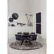 ATLANTA DINING TABLE ROUND WALNUT Ø130XH76 CM