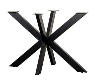 KINSLEY/WATFORD DINING TABLE LEG BLACK METAL W106/D66/H73