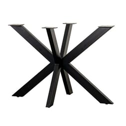 KINSLEY/WATFORD DINING TABLE LEG BLACK METAL W106/D66/H73