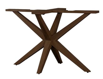 UNIVERSAL DINING TABLE LEG WALNUT MANGO W123/D69/H73