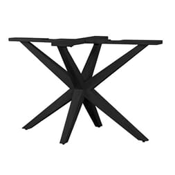 UNIVERSAL DINING TABLE LEG BLACK MANGO W123/D69/H73