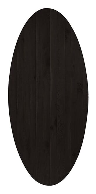 NEWPORT DINING TABLE TOP BLACK MANGO W220/D100/H3