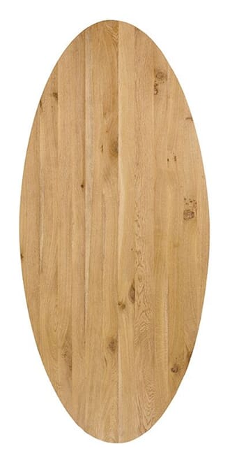NEWPORT DINING TABLE TOP NATURAL OAK W220/D100/H3