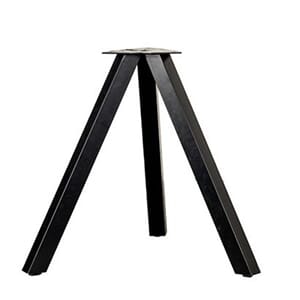 ATLANTA DINING TABLE LEG BLACK METAL W78/D78/H73
