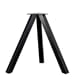 ATLANTA DINING TABLE LEG BLACK METAL W78/D78/H73