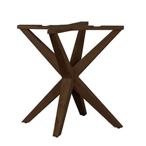 ATLANTA DINING TABLE LEG WALNUT MANGO W78/D78/H73