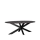 ZION DINING TABLE 210 CM BLACK MANGO WOOD