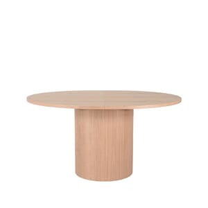 Dining Table Oliva Oval 150x130x75 cm + Extension 50 cm