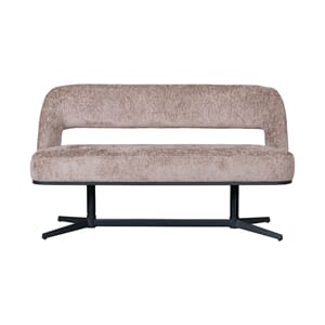 GRIMAUD DINING SOFA 150 CM TAUPE/BLACK