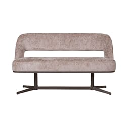 GRIMAUD DINING SOFA 150 CM TAUPE/BRONZE