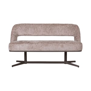 GRIMAUD DINING SOFA 150 CM TAUPE/BRONZE