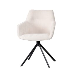 JOHNSON ROTATING DINING CHAIR CROWN ECRU W59XD60XH84