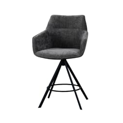 JOHNSON ROTATING BARSTOOL CROWN ANTHRACITE W59xD60xH97