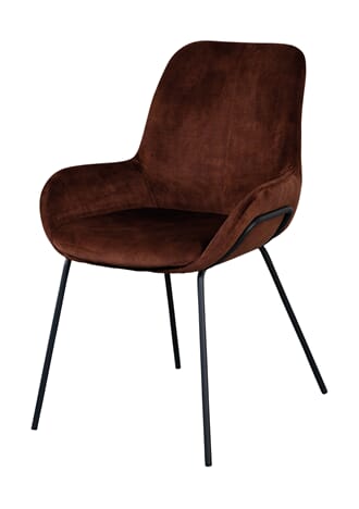 LIVINGSTON DINING CHAIR AQUILA TABACCO