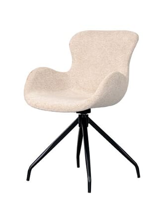 CALIFORNIA ROTATING DINING CHAIR SIERRA ECRU W58/D59/H83