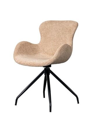 CALIFORNIA ROTATING DINING CHAIR SIERRA SAND W58/D59/H83