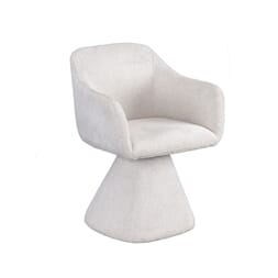 ILLINOIS ROTATING DINING CHAIR VENRO BEIGE 22 W60/D59/H83