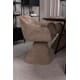 ILLINOIS ROTATING DINING CHAIR VENRO LATTE 34 W60/D59/H83