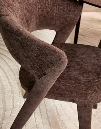ARKANSAS DINING CHAIR BROWN W59/D58/H81