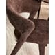 ARKANSAS DINING CHAIR BROWN W59/D58/H81