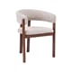 OSAKA DINING CHAIR WALNUT/BEIGE