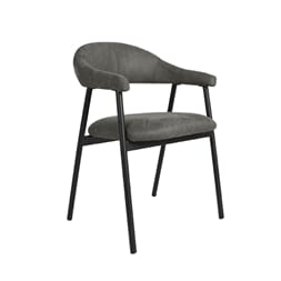 AMAZE DINING CHAIR ANTRACIT MICROSUEDE