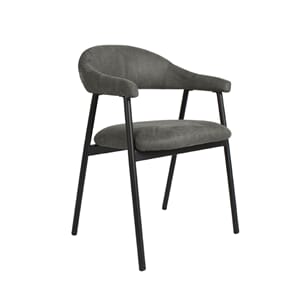 AMAZE DINING CHAIR ANTRACIT MICROSUEDE