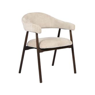 MAREN DINING CHAIR NATURAL/WALNUT
