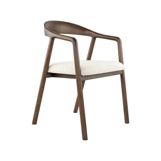 LONE DINING CHAIR WALNUT/NATURAL