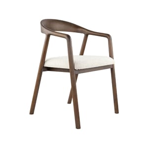 LONE DINING CHAIR WALNUT/NATURAL