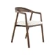 LONE DINING CHAIR WALNUT/NATURAL
