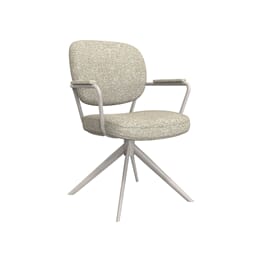 BASEL DINING CHAIR NATURAL ROYAL BOUCLE/TAUPE
